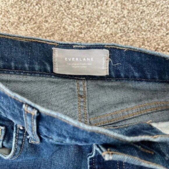 Everlane Women’s The Original Cheeky Jean High Rise Straight Leg Size 24 - Picture 2 of 3